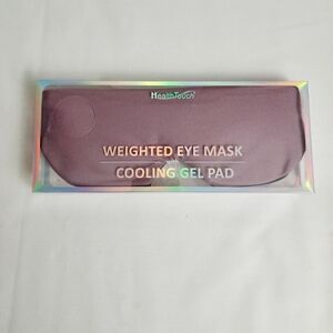 HealthTouch Weighted Eye Mask with Cooling Gel Pad - Purple
